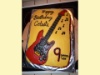 gateau guitare electrique