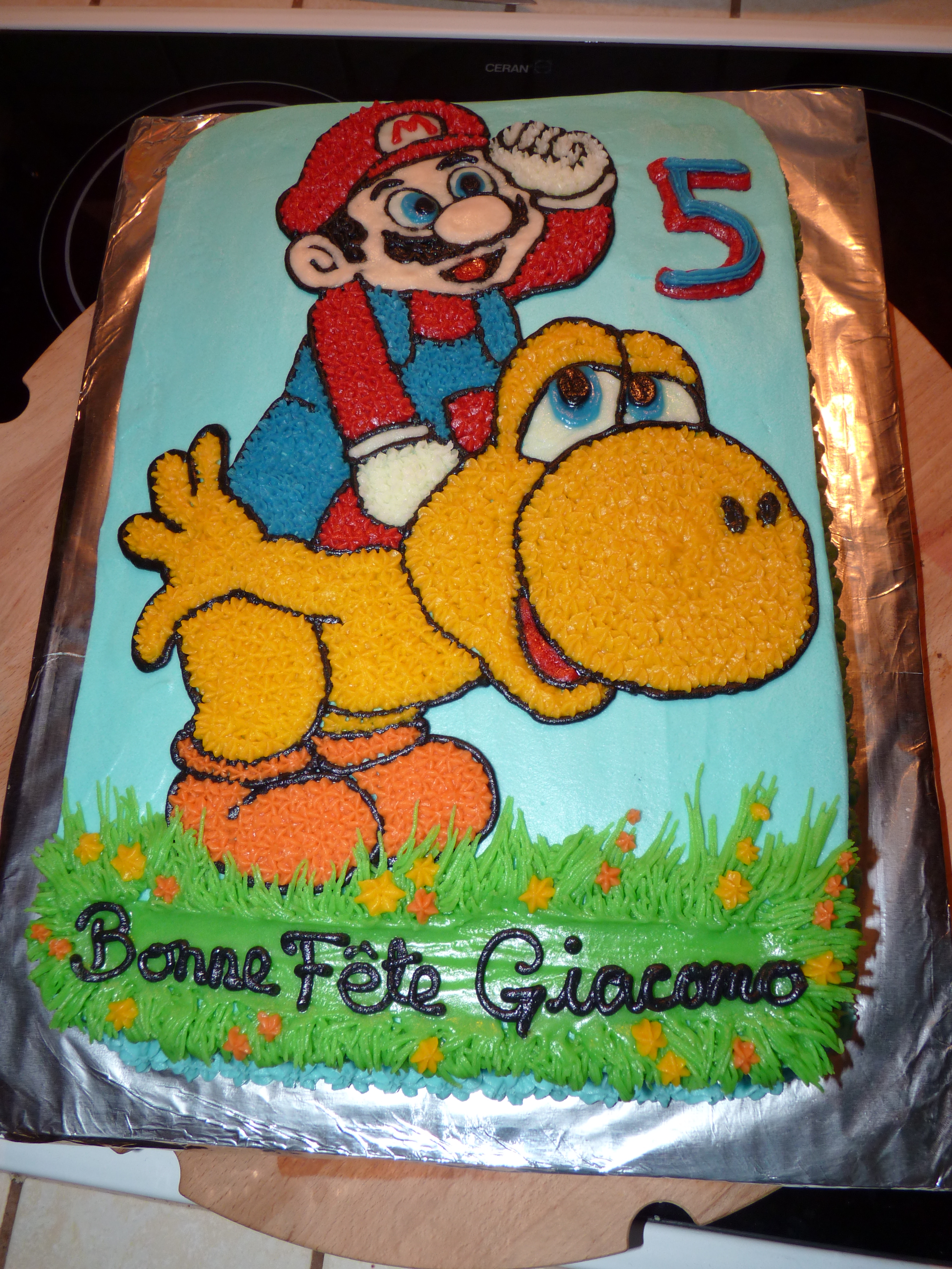 gateau mario sur yoshie