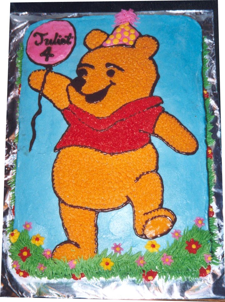 gateau winnie lourson