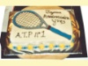 gateau rackette de tennis