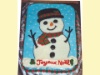 gateau bonhomme de neige 1