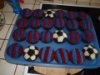 cupcakes ballons de foot et couleurs real madrid
